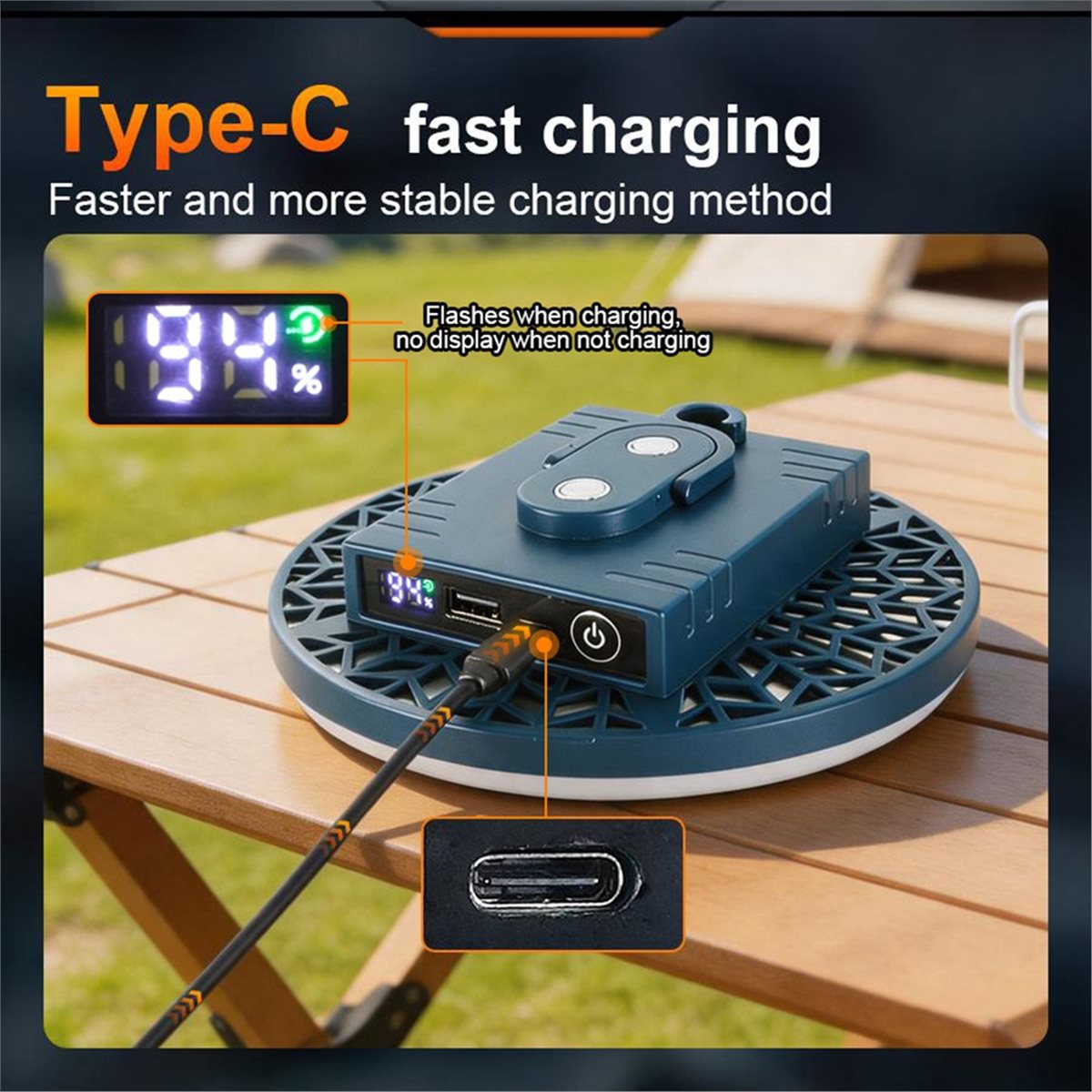 Outdoor Power Repair - L70A 캠핑 라이트 충전식 야외 텐트