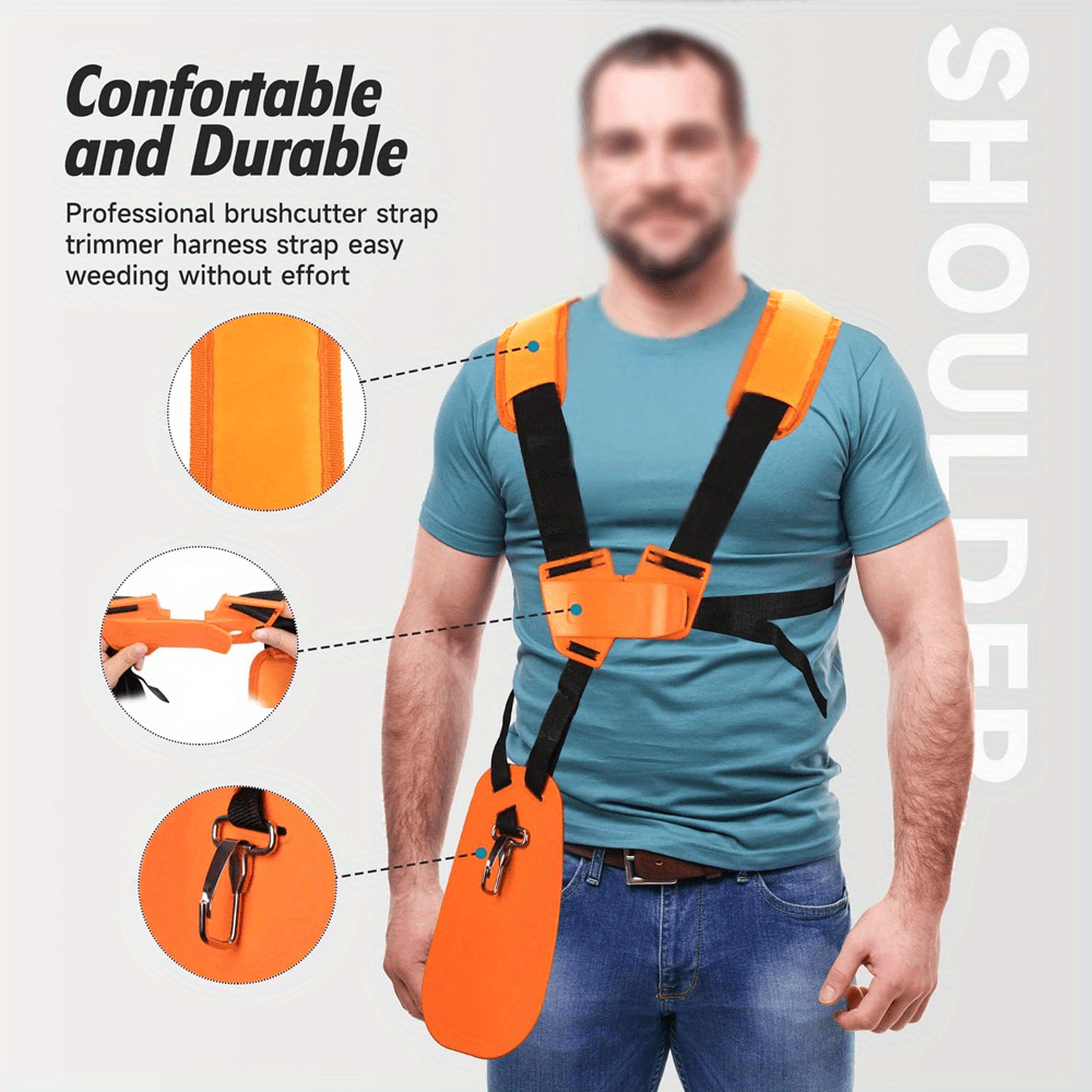 Brush Cutter Strap - 이중 어깨끈 잔디깎이 하네스 스트랩 편안하고