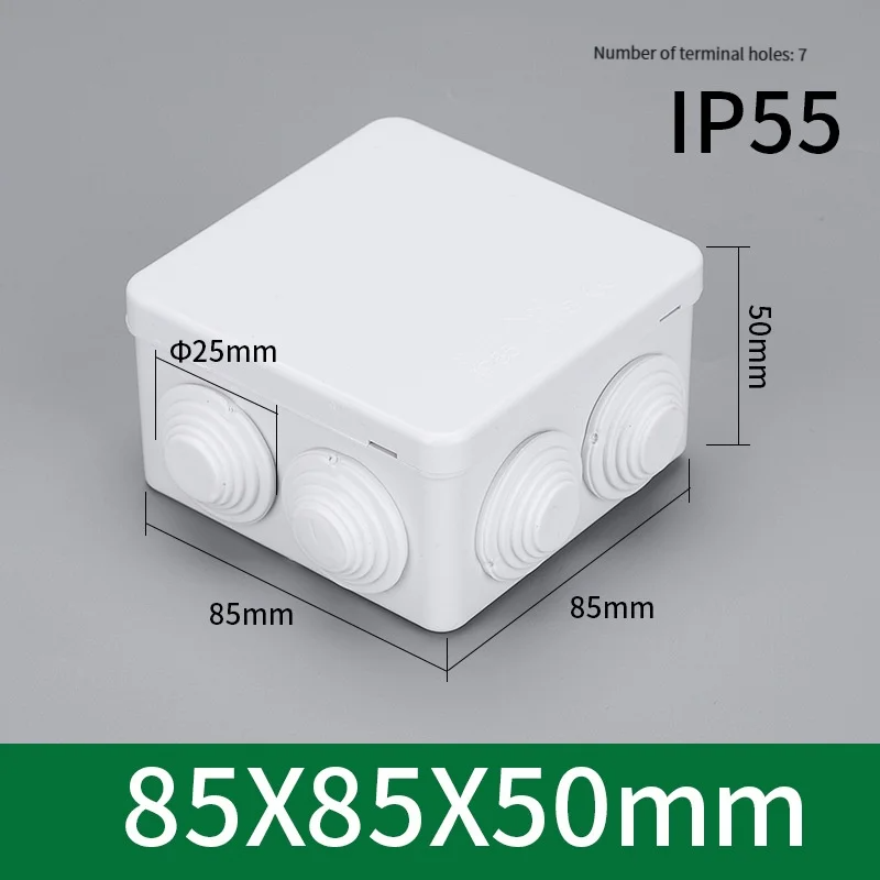 Outdoor Power Cable Junction Box - 85 * 85 * 50 야외