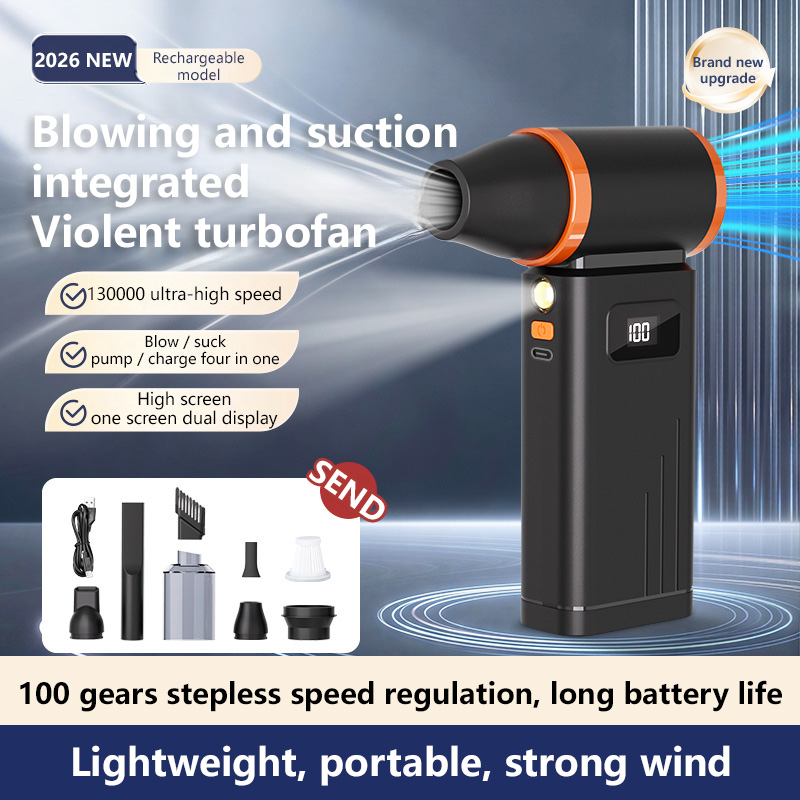 Outdoor Power Vacuum - 휴대용 진공청소기 2-in-1 흡입/블로우 고속 USB
