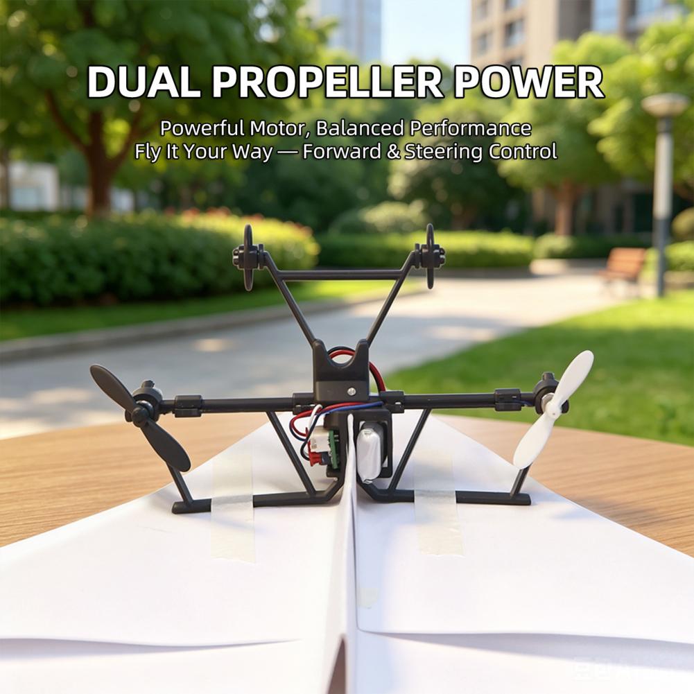Outdoor Power Parts - 리모컨 종이비행기 전동 키트 DIY 접이식