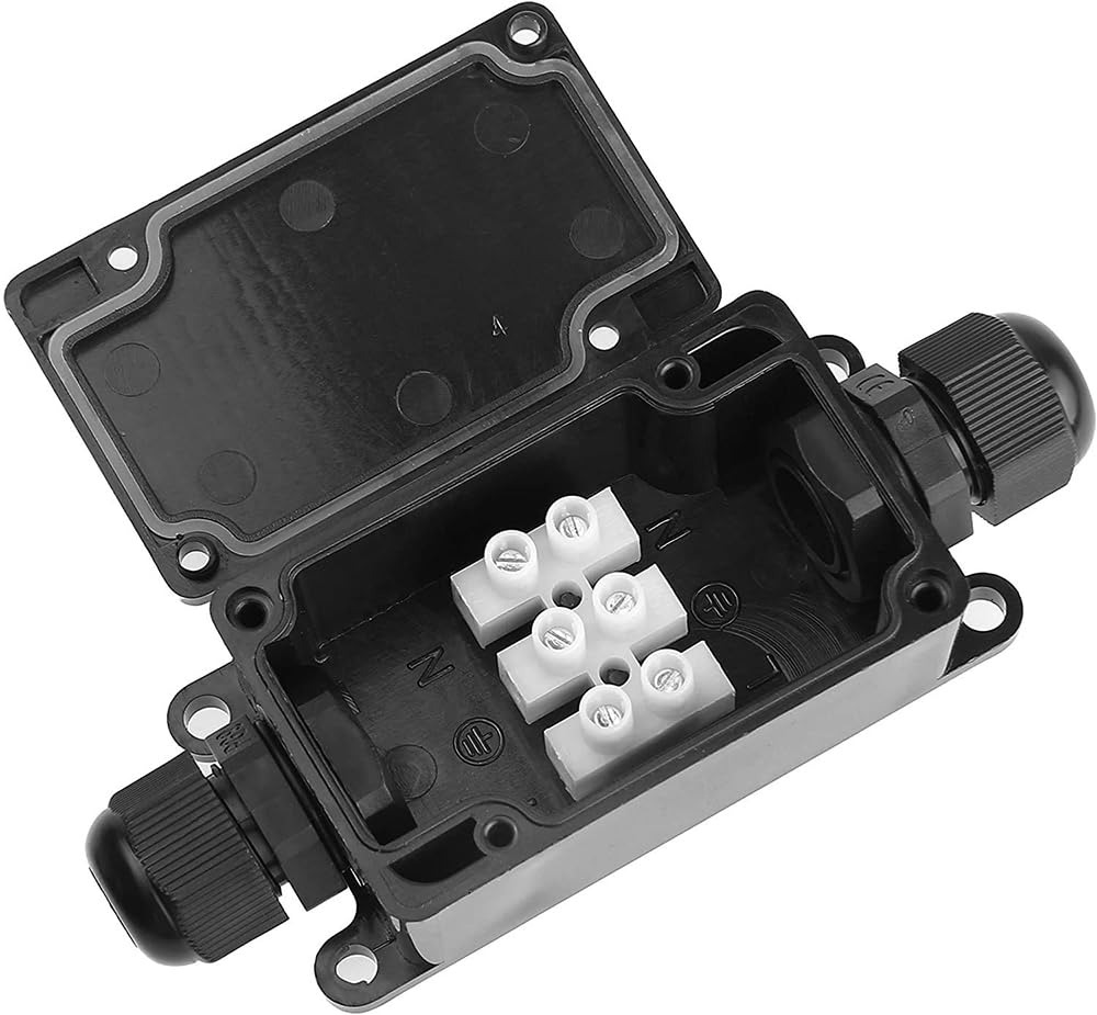Outdoor Power Cable Junction Box - 3개 2웨이 IP65 방수 야외 접속함