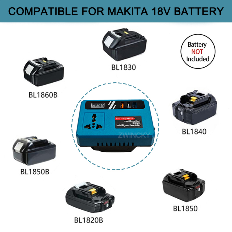 파워 인버터 DC 18V ~ 220V 인버터 어댑터 M - Outdoor Power Usa 리뷰 및 가격
