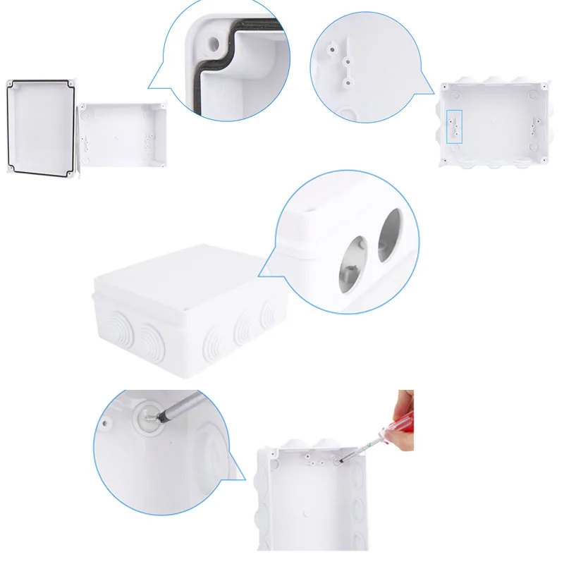 야외 방수 전원 상자 ABS 플라스틱 IP65 전기 제 - Outdoor Power Cable Junction Box 리뷰 및 가격