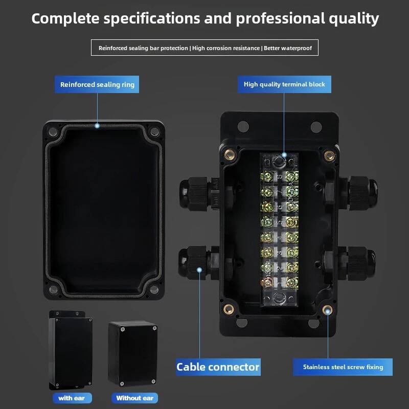 터미널 플라스틱이 포함된 방수 접속함, 실외 케이블 배 - Outdoor Power Cable Junction Box 리뷰 및 가격
