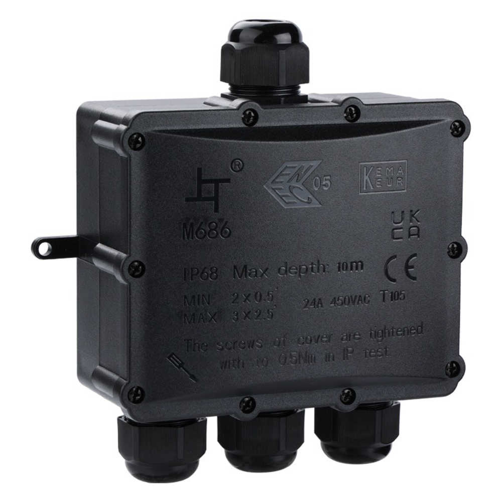 4Way 1In3Out IP68 방수 4-14mm 태양 - Outdoor Power Cable Junction Box 리뷰 및 가격