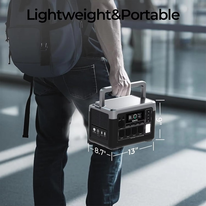 EU 미국 창고 1800W 1024Wh 무소음 태양광  - Outdoor Power Usa 리뷰 및 가격