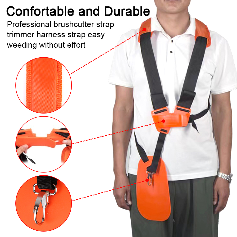 더블 숄더 스트리머 패딩 벨트, W 모양 하네스 스트랩 - Brush Cutter Strap 리뷰 및 가격