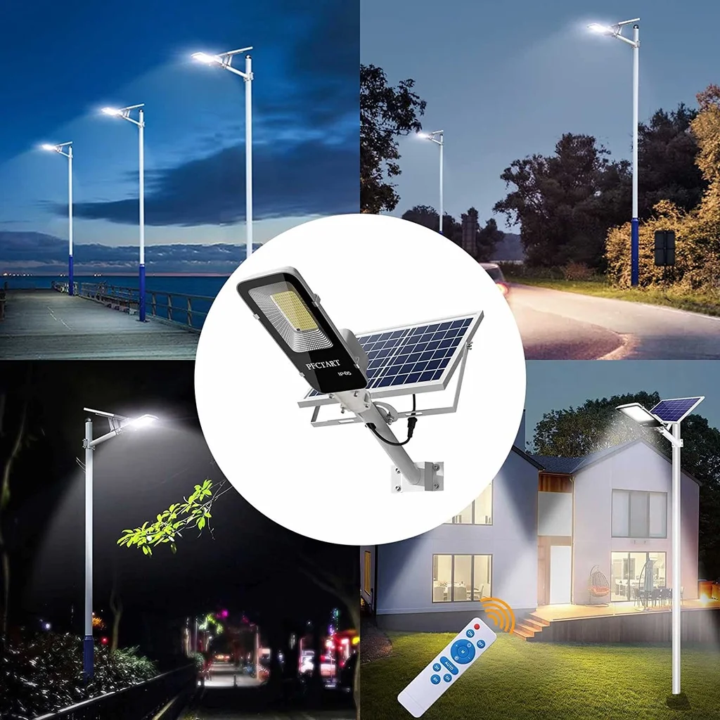 200W 강력한 태양 빛 야외 태양 가로등 6000ma - Outdoor Power Garage 리뷰 및 가격