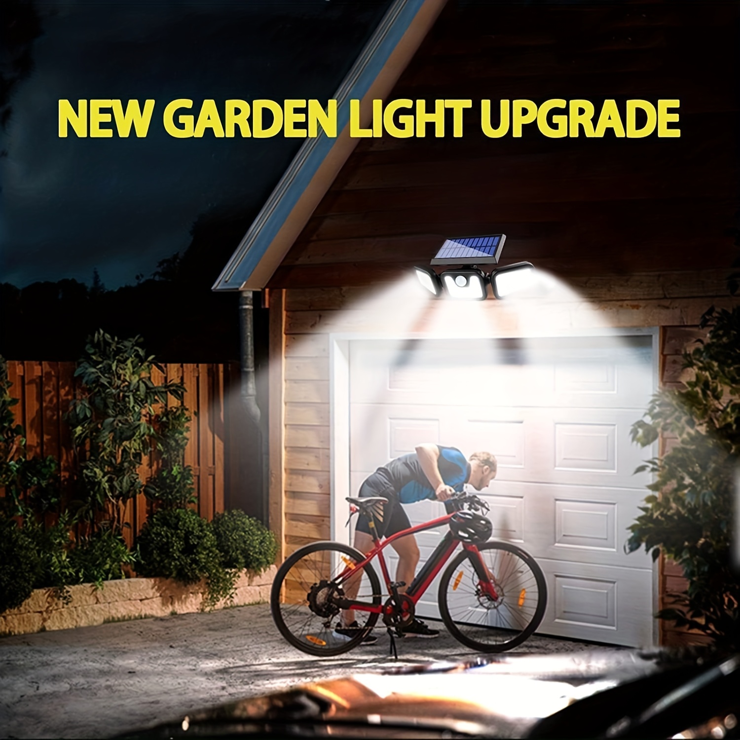 74 LED 태양광 모션 센서 조명 벽걸이형 야외 3단 - Outdoor Power Garage 리뷰 및 가격