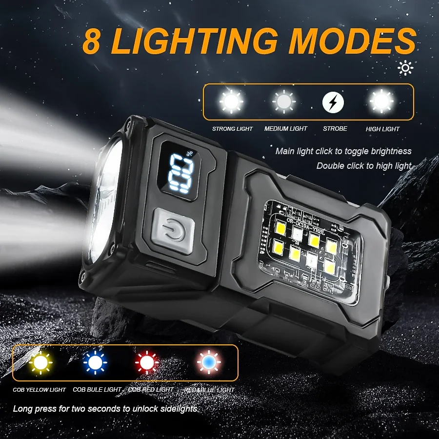 LED 자기 작업등 휴대용 충전식 미니 손전등 다용도  - Outdoor Power Repair 리뷰 및 가격