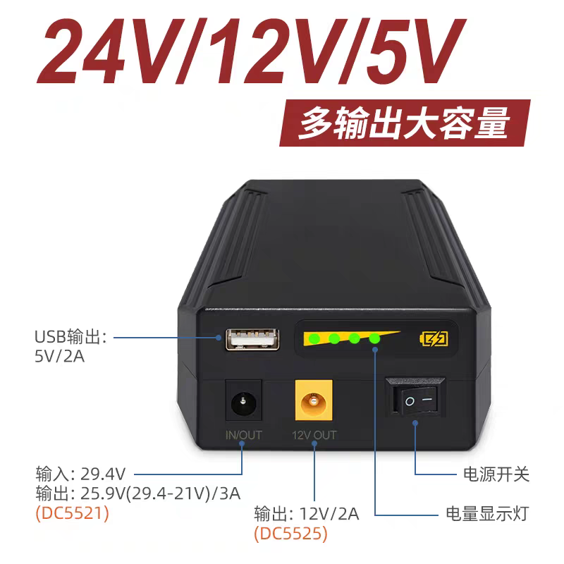 모니터용 리튬 이온 USB 배터리, UPS 라우터, 조 - Outdoor Power Vacuum 리뷰 및 가격