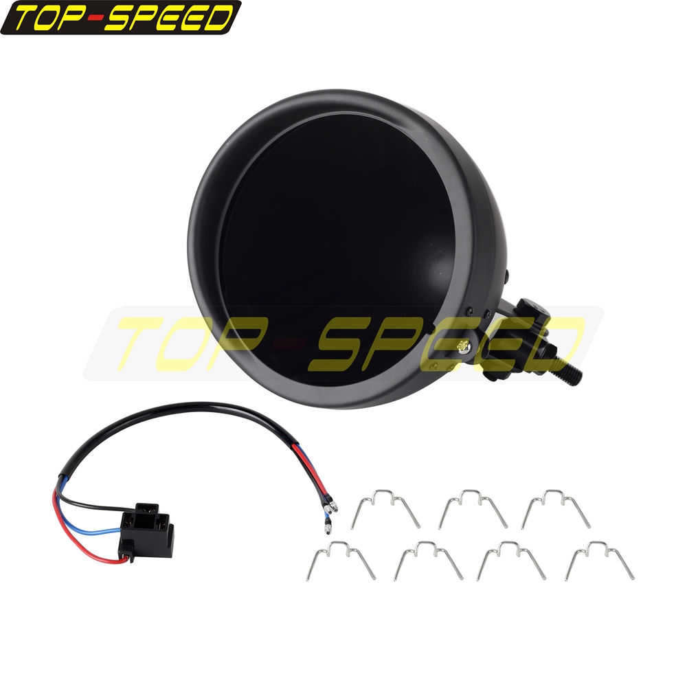 블랙/크롬 오토바이 전조등 하우징 라이트 쉘 장착 링  - Outdoor Power Usa 리뷰 및 가격