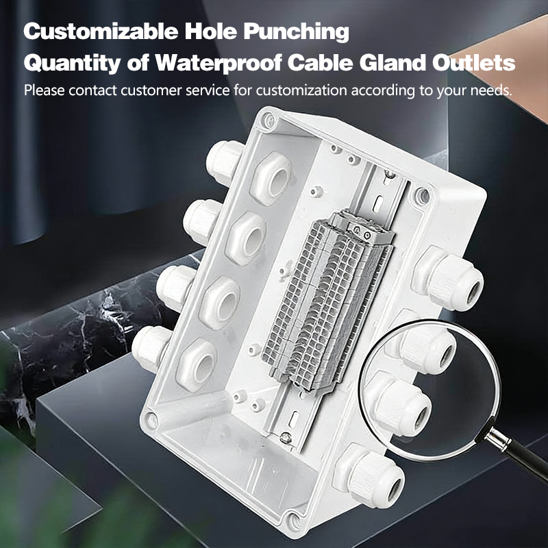 플러그인 터미널 블록이 있는 방수 접속함, 다중 입구/ - Outdoor Power Cable Junction Box 리뷰 및 가격
